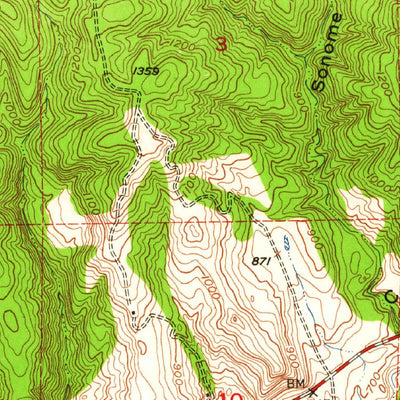 United States Geological Survey Yorba Linda, CA (1949, 24000-Scale) digital map