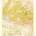 United States Geological Survey Yorba Linda, CA (1950, 24000-Scale) digital map