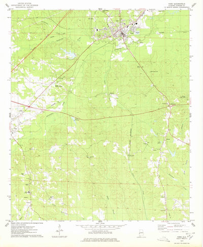 United States Geological Survey York, AL (1974, 24000-Scale) digital map