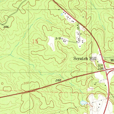 United States Geological Survey York, AL (1974, 24000-Scale) digital map