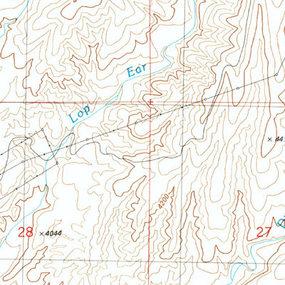 United States Geological Survey York, AZ (1986, 24000-Scale) digital map
