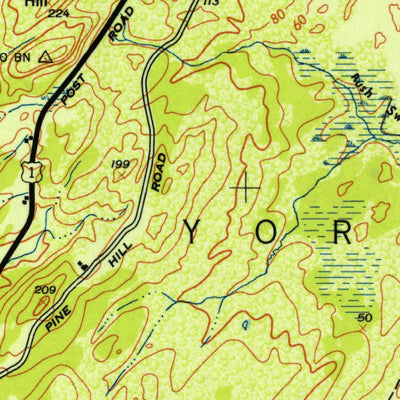 United States Geological Survey York Beach, ME (1944, 24000-Scale) digital map