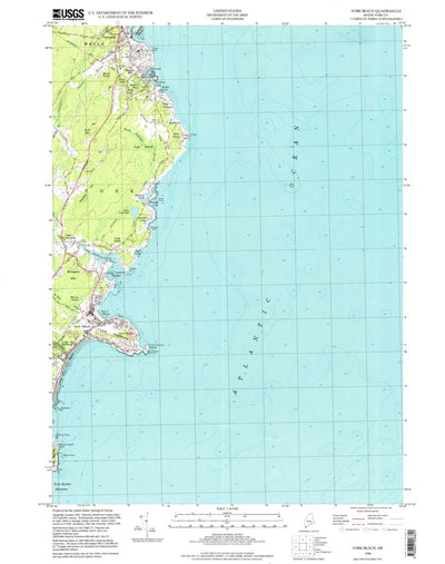 United States Geological Survey York Beach, ME (1998, 24000-Scale) digital map