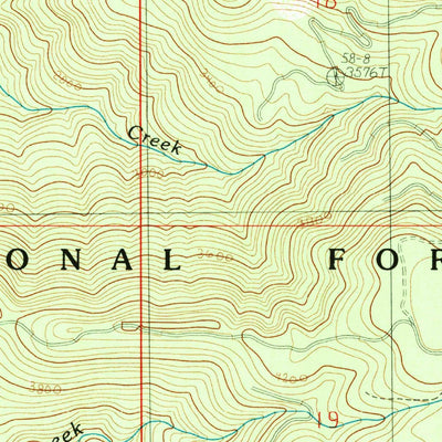 United States Geological Survey York Butte, OR (1989, 24000-Scale) digital map
