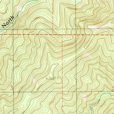 United States Geological Survey York Butte, OR (1989, 24000-Scale) digital map
