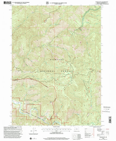 United States Geological Survey York Butte, OR (1998, 24000-Scale) digital map
