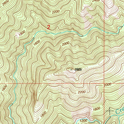 United States Geological Survey York Butte, OR (1998, 24000-Scale) digital map