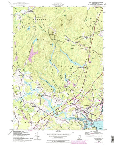 United States Geological Survey York Harbor, ME (1956, 24000-Scale) digital map
