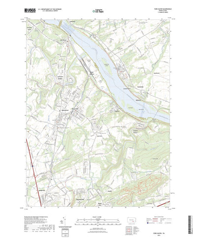 United States Geological Survey York Haven, PA (2023, 24000-Scale) digital map
