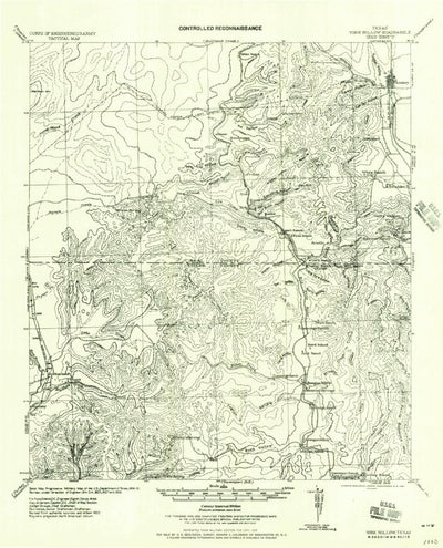 United States Geological Survey York Hollow, TX (1957, 62500-Scale) digital map
