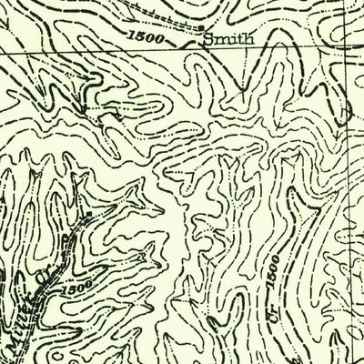 United States Geological Survey York Hollow, TX (1957, 62500-Scale) digital map