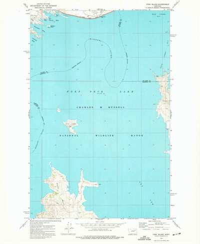 United States Geological Survey York Island, MT (1972, 24000-Scale) digital map