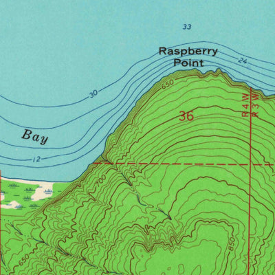 United States Geological Survey York Island, WI (1964, 24000-Scale) digital map
