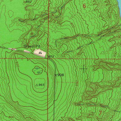United States Geological Survey York Island, WI (1964, 24000-Scale) digital map