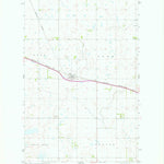 United States Geological Survey York, ND (1971, 24000-Scale) digital map