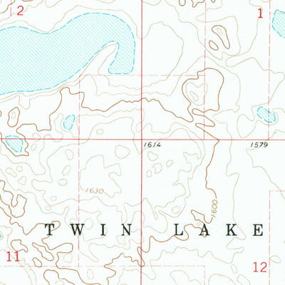 United States Geological Survey York, ND (1971, 24000-Scale) digital map