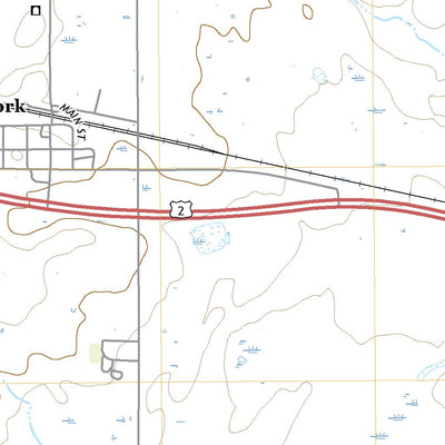 United States Geological Survey York, ND (2020, 24000-Scale) digital map
