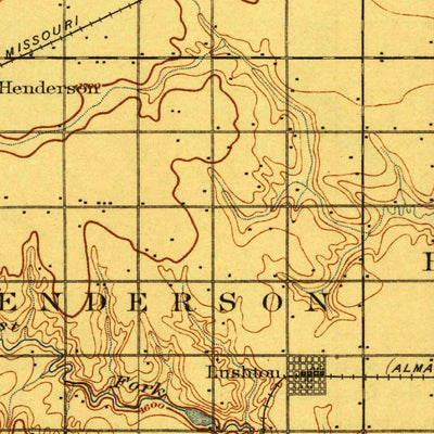United States Geological Survey York, NE (1899, 125000-Scale) digital map