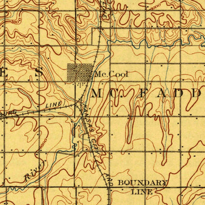 United States Geological Survey York, NE (1899, 125000-Scale) digital map