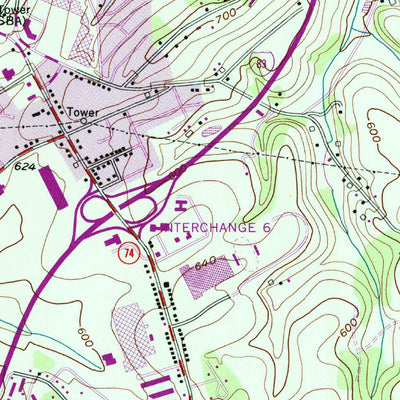 United States Geological Survey York, PA (1954, 24000-Scale) digital map