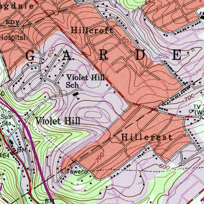 United States Geological Survey York, PA (1954, 24000-Scale) digital map