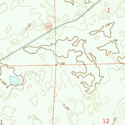 United States Geological Survey York Ranch, NM (1967, 24000-Scale) digital map