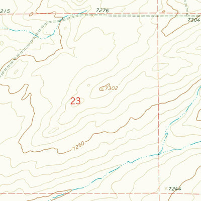 United States Geological Survey York Ranch SE, NM (1967, 24000-Scale) digital map