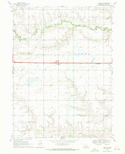United States Geological Survey York SW, NE (1969, 24000-Scale) digital map