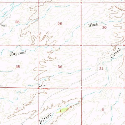 United States Geological Survey York Valley, AZ-NM (1959, 62500-Scale) digital map
