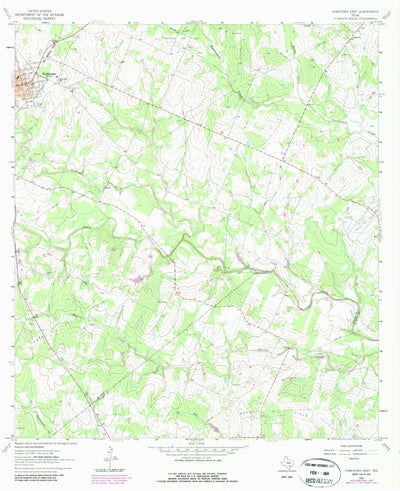 Yorktown East, TX (1963, 24000-Scale) Map by United States Geological ...