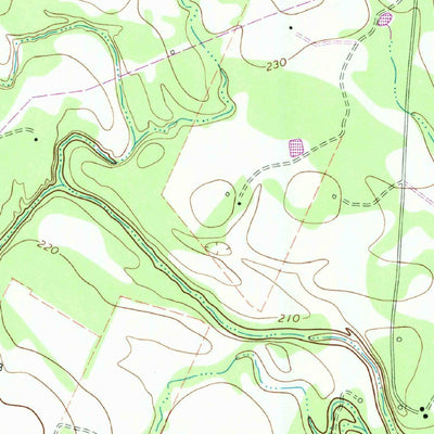 United States Geological Survey Yorktown East, TX (1963, 24000-Scale) digital map