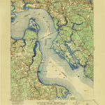 United States Geological Survey Yorktown, VA (1943, 62500-Scale) digital map