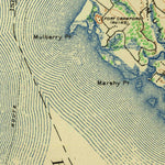 United States Geological Survey Yorktown, VA (1943, 62500-Scale) digital map