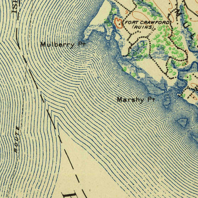 United States Geological Survey Yorktown, VA (1943, 62500-Scale) digital map