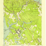 United States Geological Survey Yorktown, VA (1950, 24000-Scale) digital map