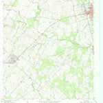 United States Geological Survey Yorktown West, TX (1963, 24000-Scale) digital map