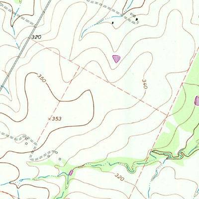 United States Geological Survey Yorktown West, TX (1963, 24000-Scale) digital map