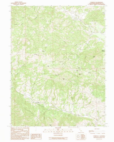 United States Geological Survey Yorkville, CA (1991, 24000-Scale) digital map