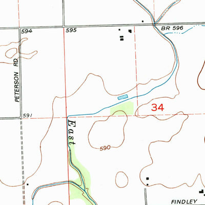United States Geological Survey Yorkville SE, IL (1993, 24000-Scale) digital map