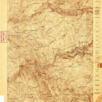 United States Geological Survey Yosemite, CA (1897, 125000-Scale) digital map