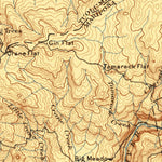 United States Geological Survey Yosemite, CA (1897, 125000-Scale) digital map