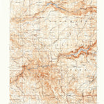 United States Geological Survey Yosemite, CA (1909, 125000-Scale) digital map
