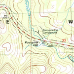 United States Geological Survey Yosemite Falls, CA (1990, 24000-Scale) digital map