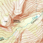 United States Geological Survey Yosemite Falls, CA (1990, 24000-Scale) digital map