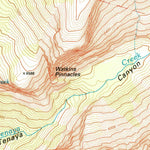 United States Geological Survey Yosemite Falls, CA (1992, 24000-Scale) digital map
