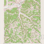 United States Geological Survey Yosemite, KY (1952, 24000-Scale) digital map