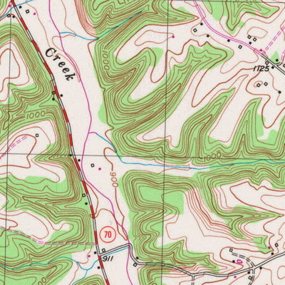 United States Geological Survey Yosemite, KY (1952, 24000-Scale) digital map