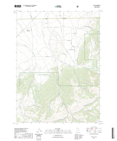 United States Geological Survey Yost, UT (2023, 24000-Scale) digital map