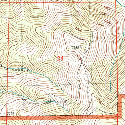 United States Geological Survey Yost, UT-ID (2001, 24000-Scale) digital map
