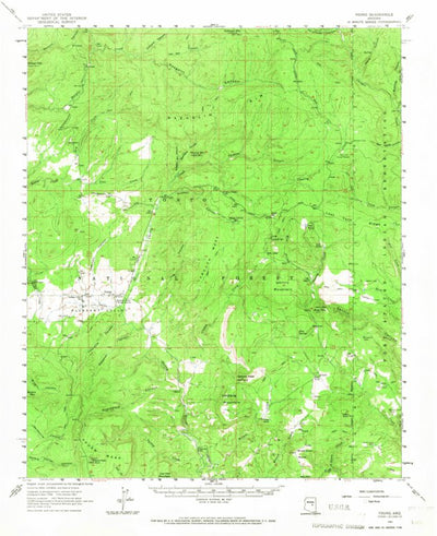 United States Geological Survey Young, AZ (1961, 62500-Scale) digital map